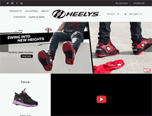 Tablet Screenshot of heelys.com